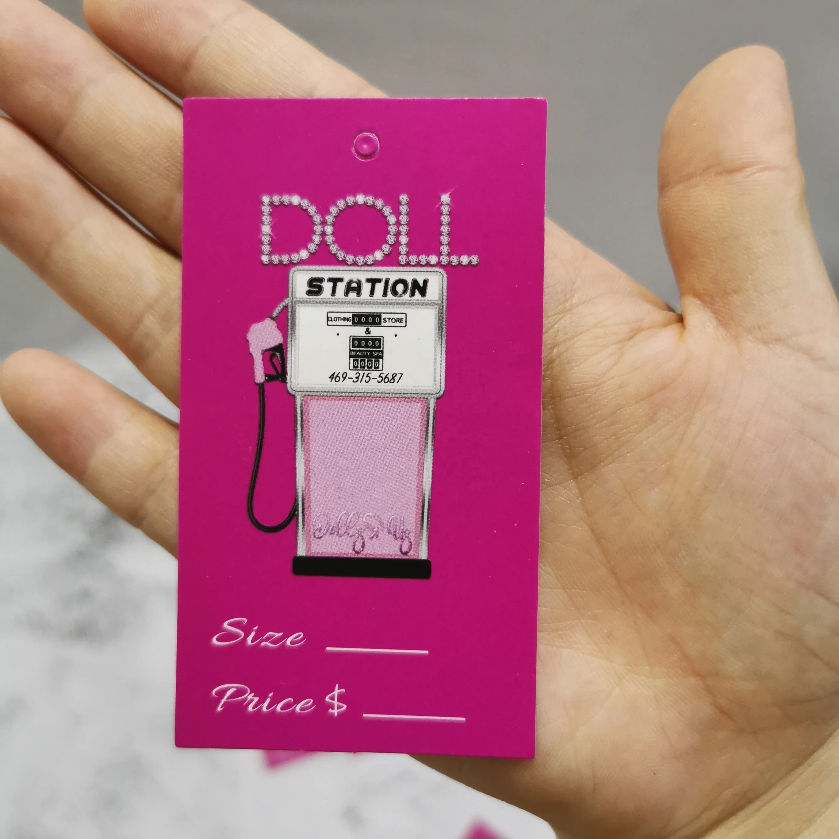 
Luxury clothing labels and hangtags swing tag label with your logo 