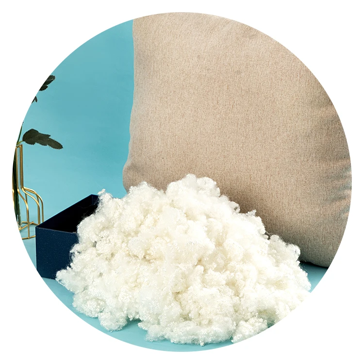 3d polyester hollow conjugated siliconized fiber