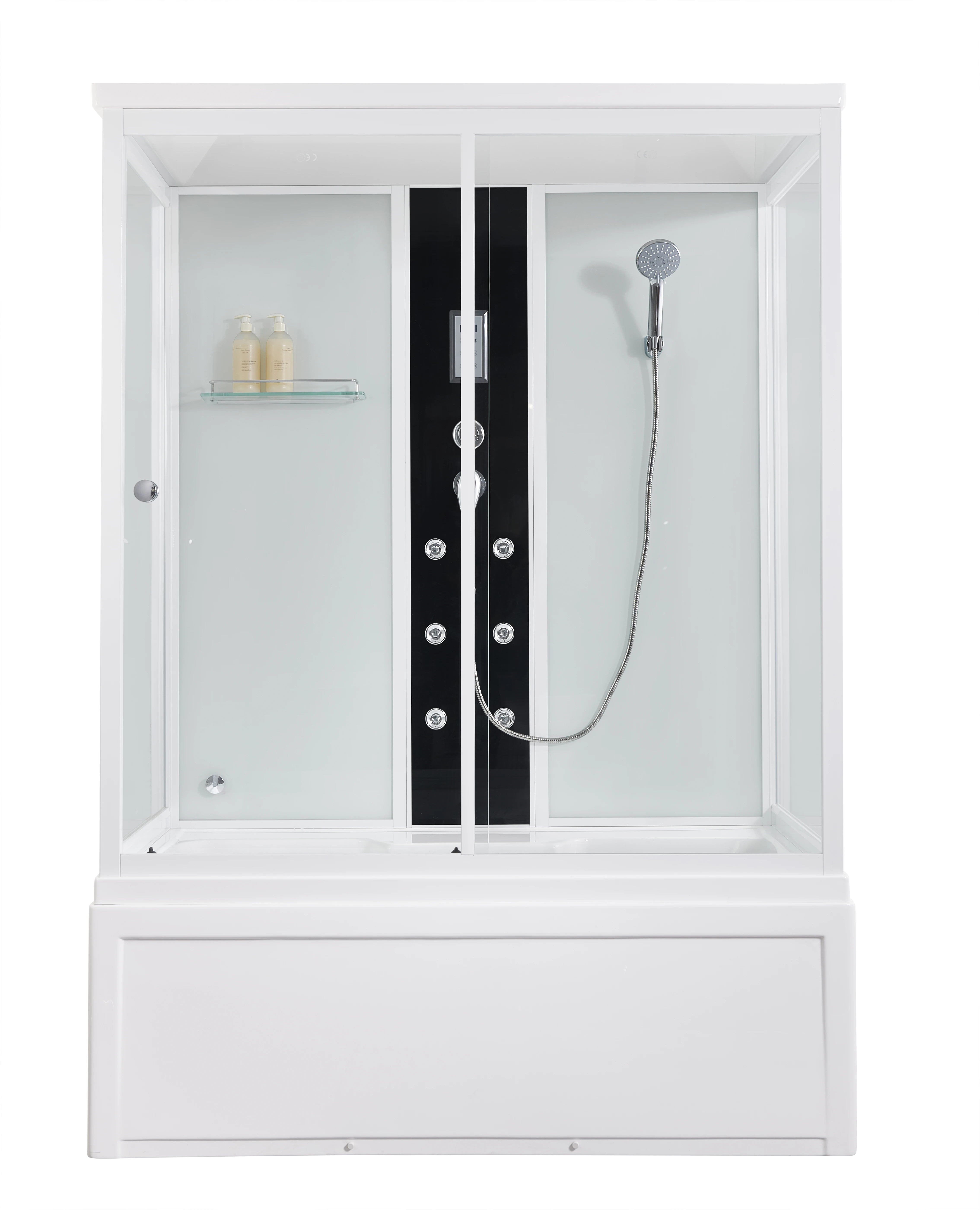ORans Luxury Modern Bathroom Shower Faucet Cabin Room Sliding Glass Rooms Enclosures With Tub