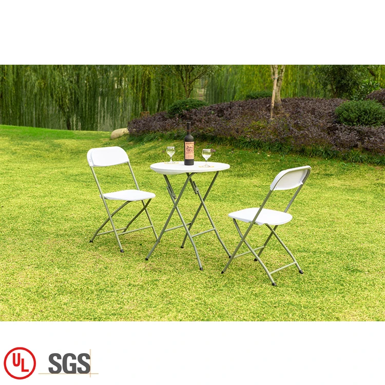 Living room cheap plastic folding chair modern HDPE outdoor white folding chairs for party
