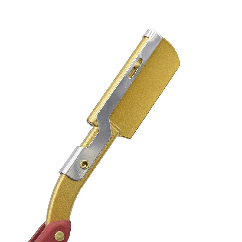 Straight Edge Barber Razor Haircut Beard Eyebrow Shaving Tool Manual Depilation Razor Hairdresser Trimming Blades Replaceable