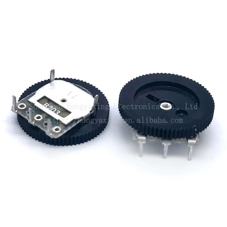 Pulling gear potentiometer single link three pin B203 20K theater player volume switch resistance adjustment