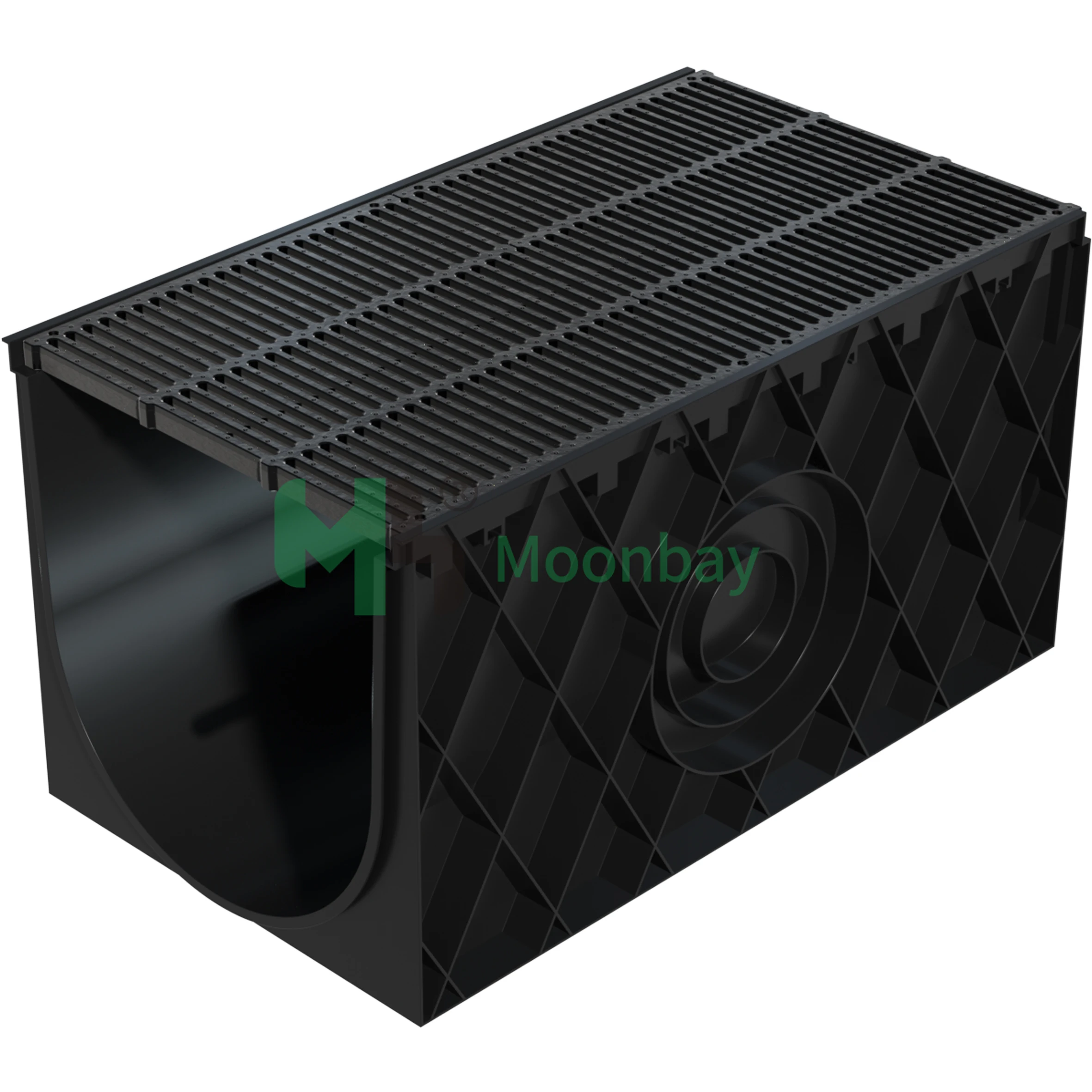 Outdoor drain system drain trench stainless steel cover rainwater trench drain