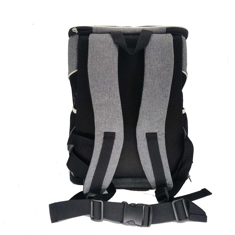 Рюкзак, сумка для домашних животных, серый Рюкзак из ПВХ для переноски кошек и собак