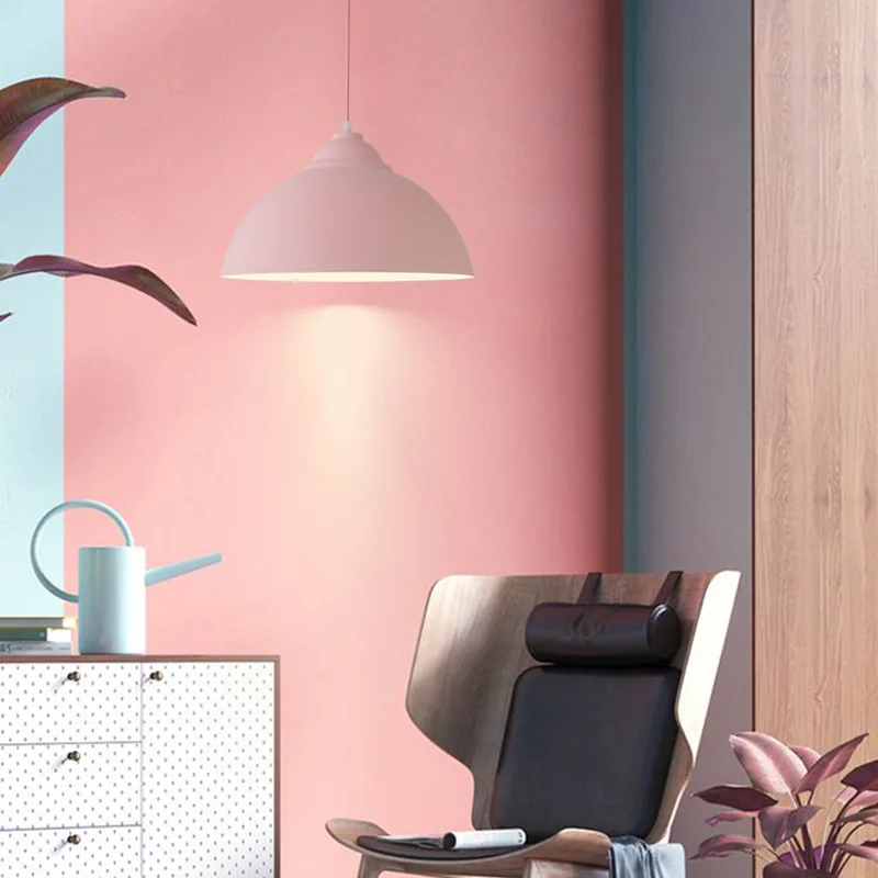 Hotel Chandeliers Pendant Lights Style Colorful Macaron Metal Modern Living Room Contemporary Lighting and Circuitry Design Iron