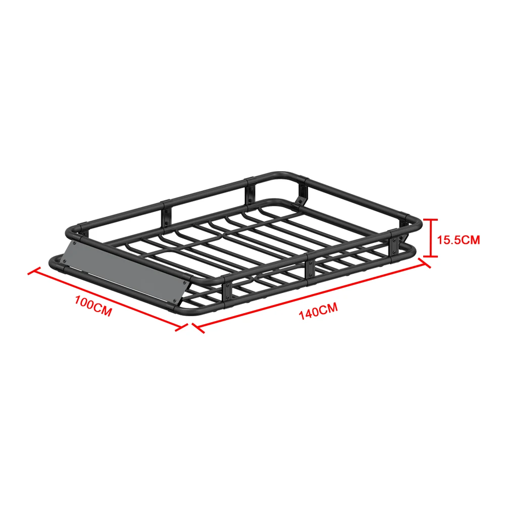 Alloy Steel construction Top Luggage Holder 140 cm length for SUV and Pick Up Trucks
