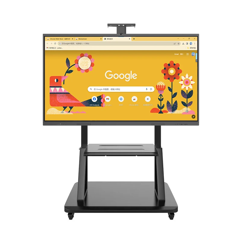 Ikinor wholesale affordable interactive flat panel display smart board with type-C port for BYOD for training center