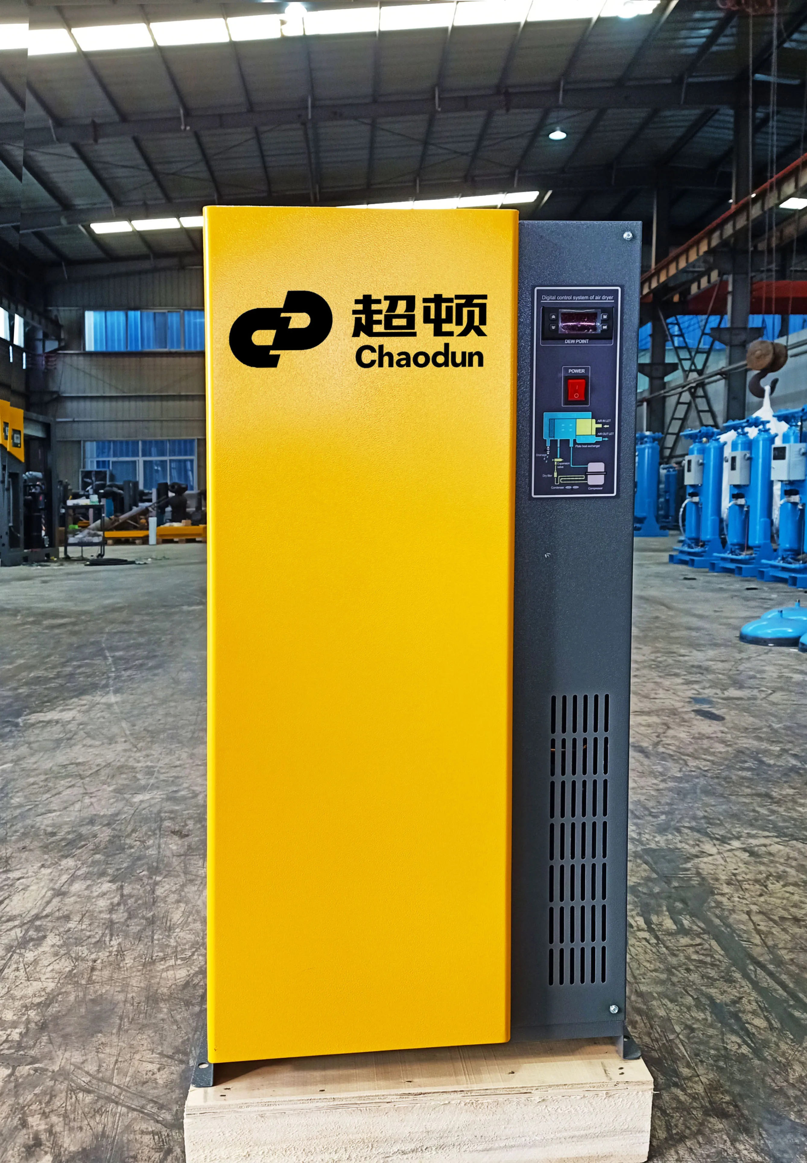 2.6m3/Min Industrial Mini Refrigeration Air Dryer 20HP Air Compressor Dryer Refrigeration Type Air Dryer
