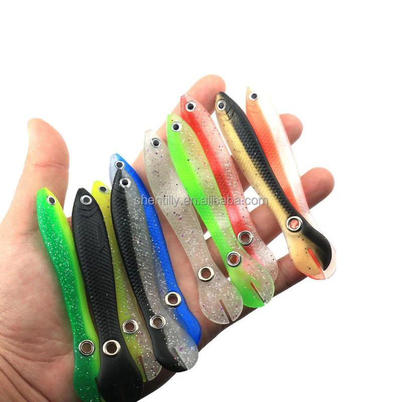 10cm/6g soft lure  artificial bait WORM fishing bait Soft Baits
