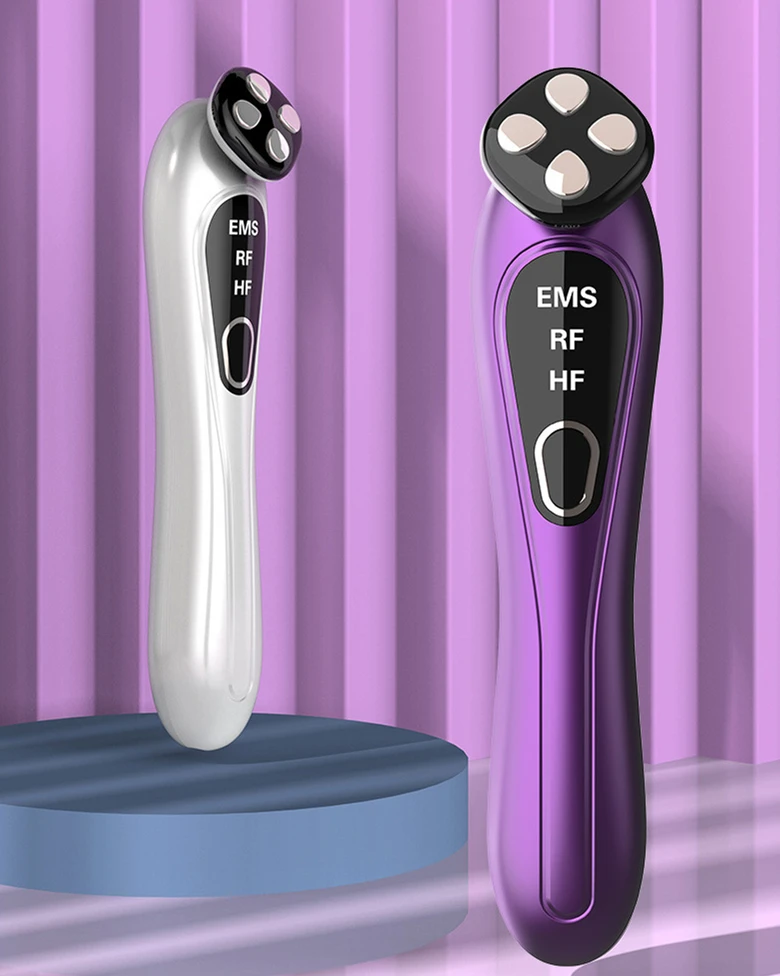 Trending products 2024 EMS Microcurrent eye beauty for women face roller massager ultra eye therapy RF beauty instrument