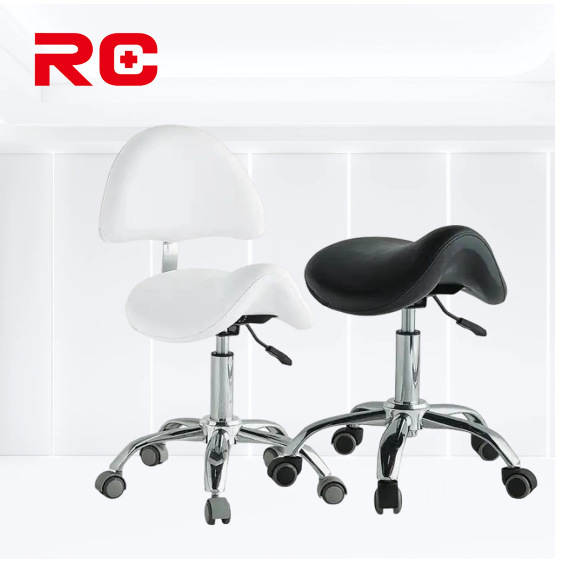 Beauty Salon Hospital Clinic Barber Saddle Operator Dental Stool Doctor Dentist Chair Height Adjustable dental assistant stool