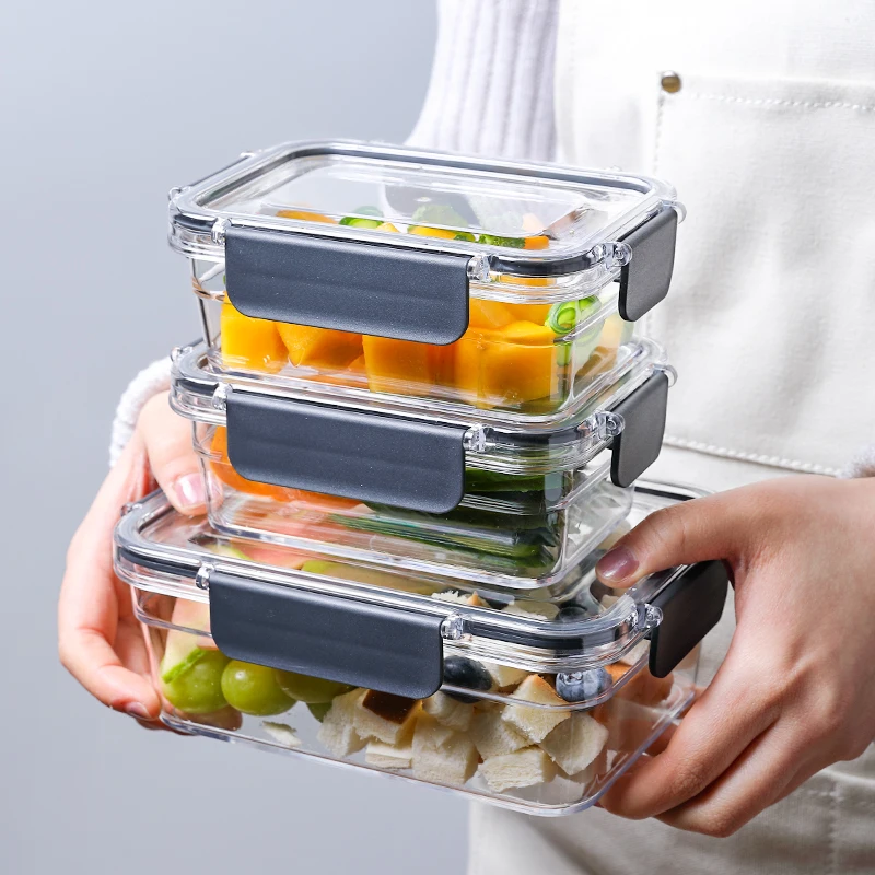 GREENSIDE Freshness Preservation Transparent fridge organizer Plastic Food Fruit Vegetable Plastic Food Container