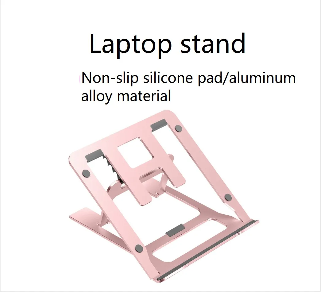 2022 Amazon Is A Hot Seller Suitable  Portable Laptop Stand Aluminium Compact and Portable Laptop Stand for Desk