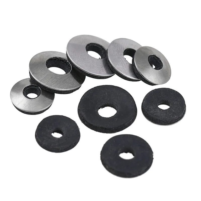 Galvanized Steel Black Waterproof EPDM Rubber  Screws washers Bonded Washers for Roofing Roofing