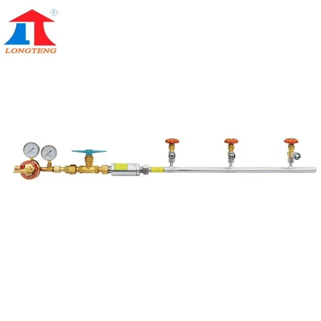 Acetylene and LPG Gas Cylinder Manifold for CNC Oxygen-Fuel Gas Cutting Machine