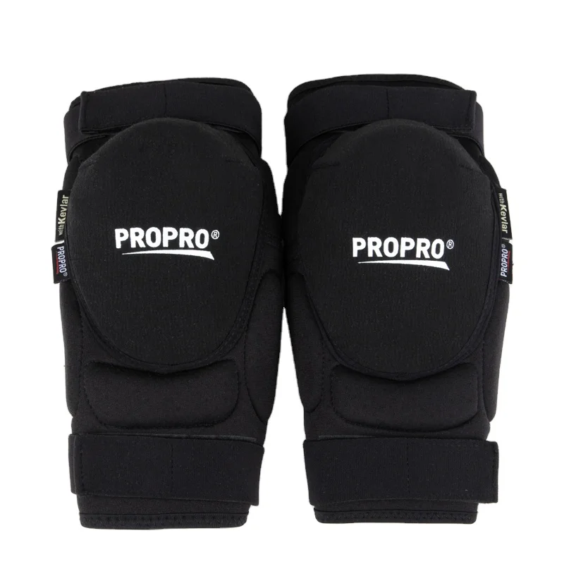 Factory Wholesale High Quality Wear-resisting Kev-lar Neoprene Sport Elbow Pad Cycling Protection Thick Mountain Bike Elbow Pads