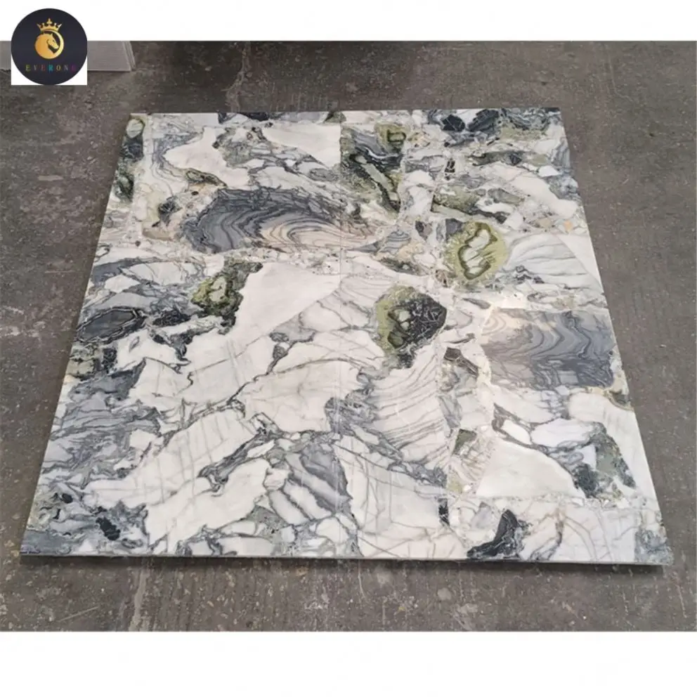 Luxury Ice jade marble Floor Covering Tiles