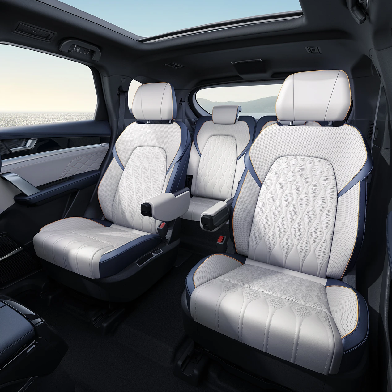 BYD Tang EV 4x4 AWD SUV Electric Car with Panoramic Sunroof Rear Camera Energy Efficient Auto