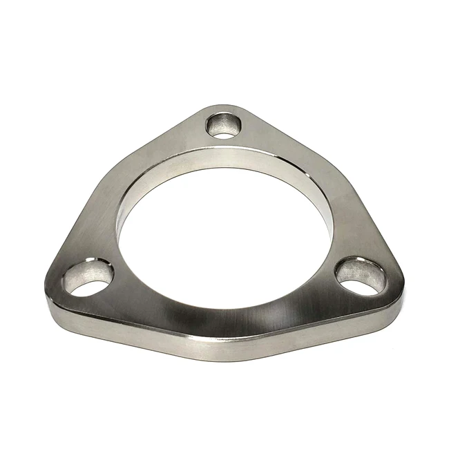 Custom Stainless steel Exhaust Hardware Gasket exhaust flange with 2 3 bolt for exhaust pipe connector