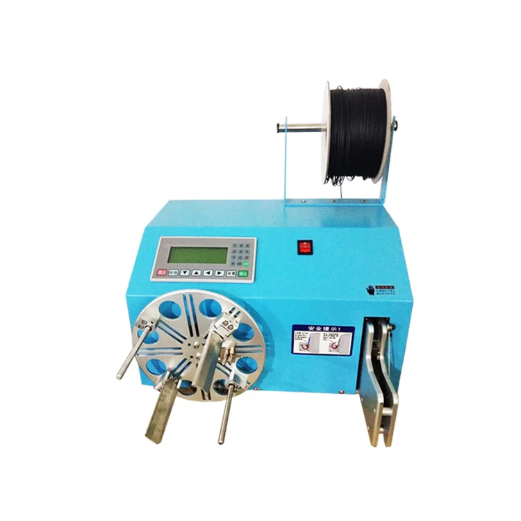Factory Supply Wire Cable  Full Automatic Cutting Coiling Machine Wire Twist Tie Machine with Meter Counting Cheap Price