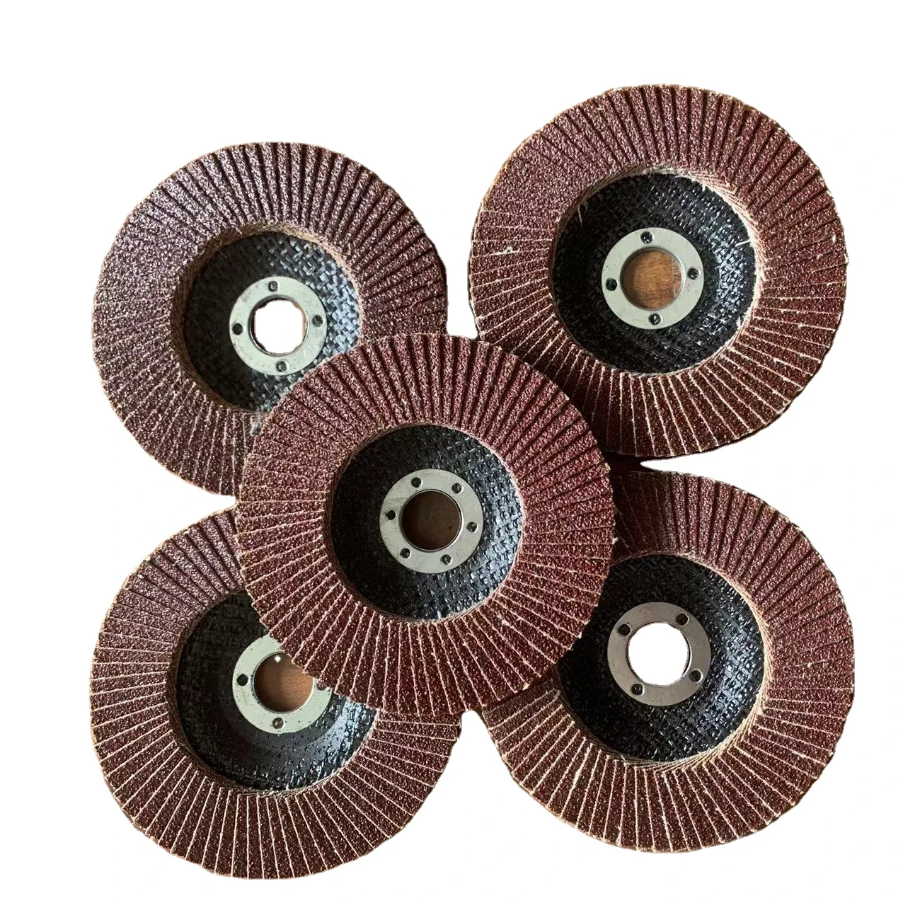 Red Rounded  Corundum Abrasive Grinding Flower  Calcined Premium Ceramic Abrasives Flap Disc