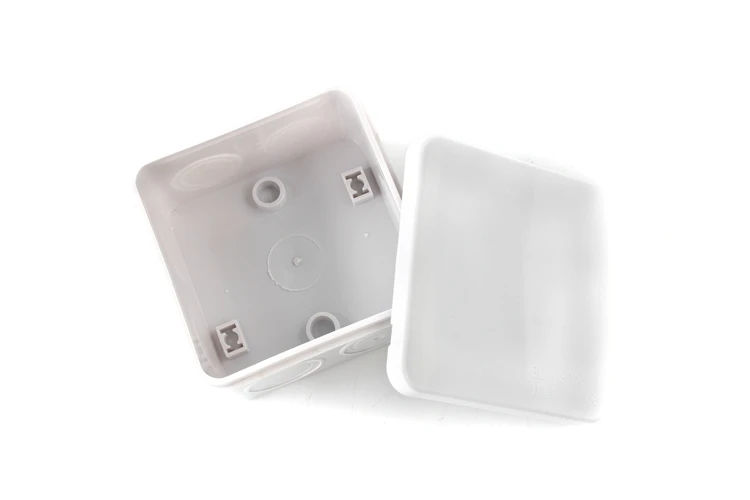 JESIRO Q3 размер 80x80x50 серии термостойкий водонепроницаемый корпус ip44 пластиковая электрическая распределительная коробка