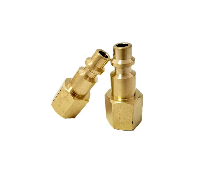 Brass Air Compressor Quick-Connect MNPT Male Plug Kit for air tools