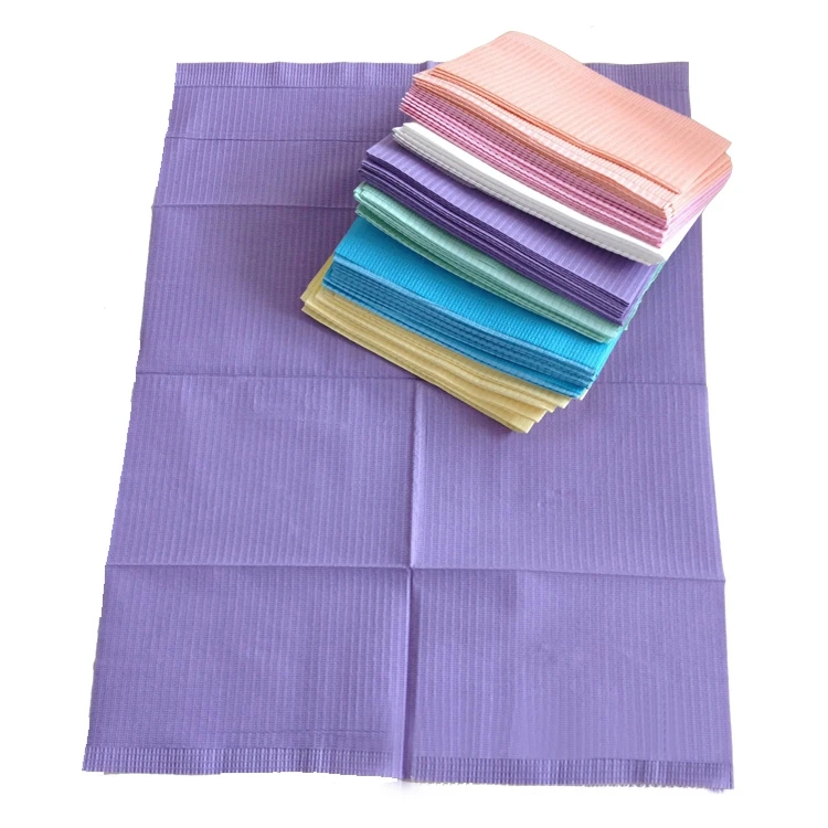 Disposable Dental Adult Bibs Apron Disposable Waterproof Dental Bib for Dentist