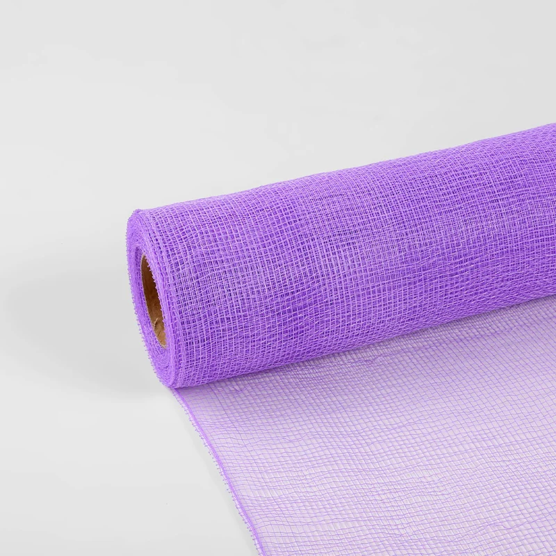 Factory Direct Sale Custom Size Deco Gift Wrapping Cheap Flower Rolls Mesh 21 Inch Deco Mesh