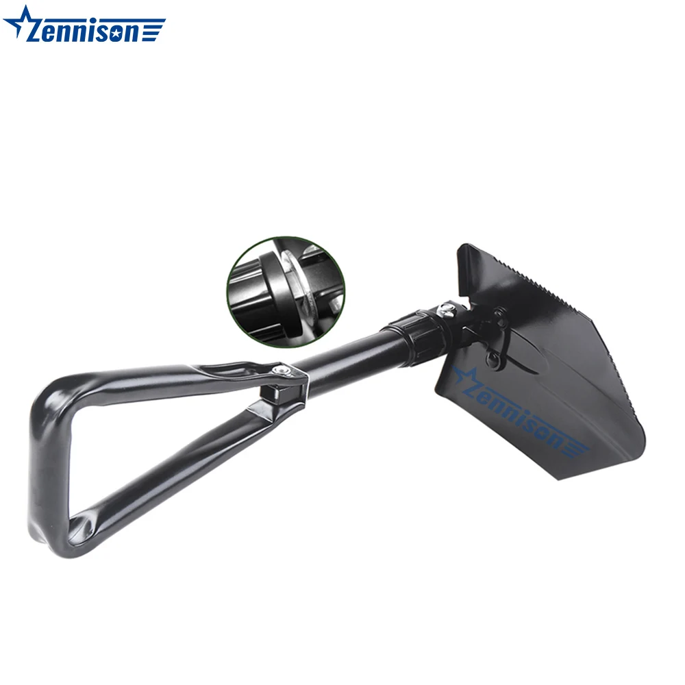 Zennison Factory Indestructible Outdoor Digging Shovel Folding Survival Shovel