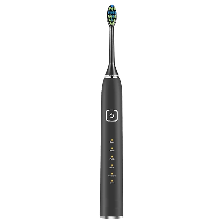 Dupont Nylon Sensor Electric Brush Makeup Toothbrush Case Battery Powered and Brush Head With Soft Bristle And Timer