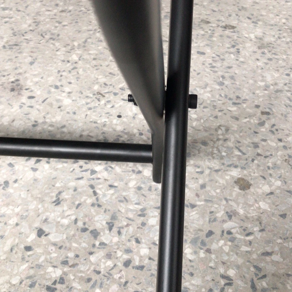 MAX-LR21 Black metal stainless steel hotel supplies foldable luggage stand for room