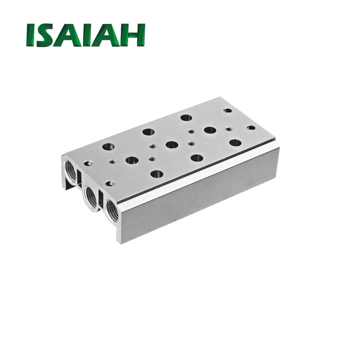 Vf Series China Manufacturer Solenoid Valve Base Seat SMC type Aluminum Alloy Valve Manifold