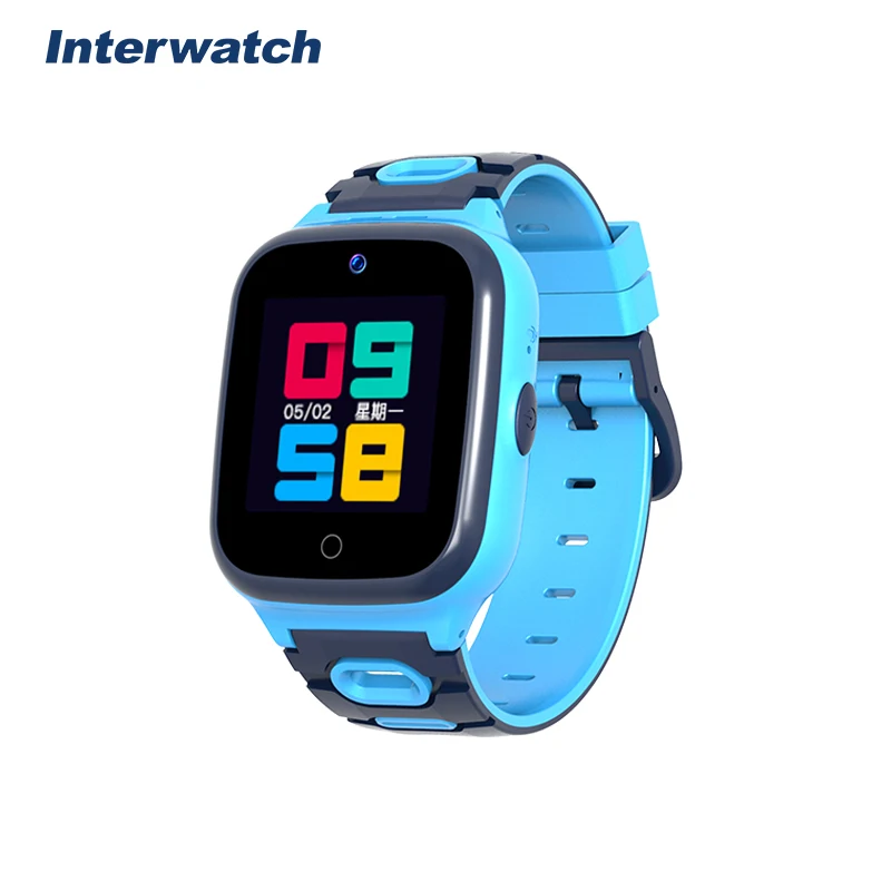 Interwatch W15 kids smart watch 1.4 inch IPS screen 2D ZIF 15PIN ABS+PC cover Leefine 4G+Wifi shell Sim card calling kids watch