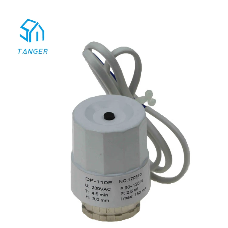 Wax Thermal Manifold Valve Actuator Thermostat For Under Floor Heating Parts