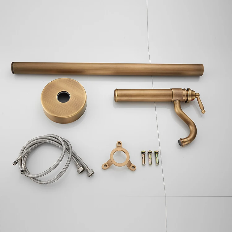 
Бронзовый латунный Смеситель для ванны и душа, отдельно стоящий Набор для ванны 