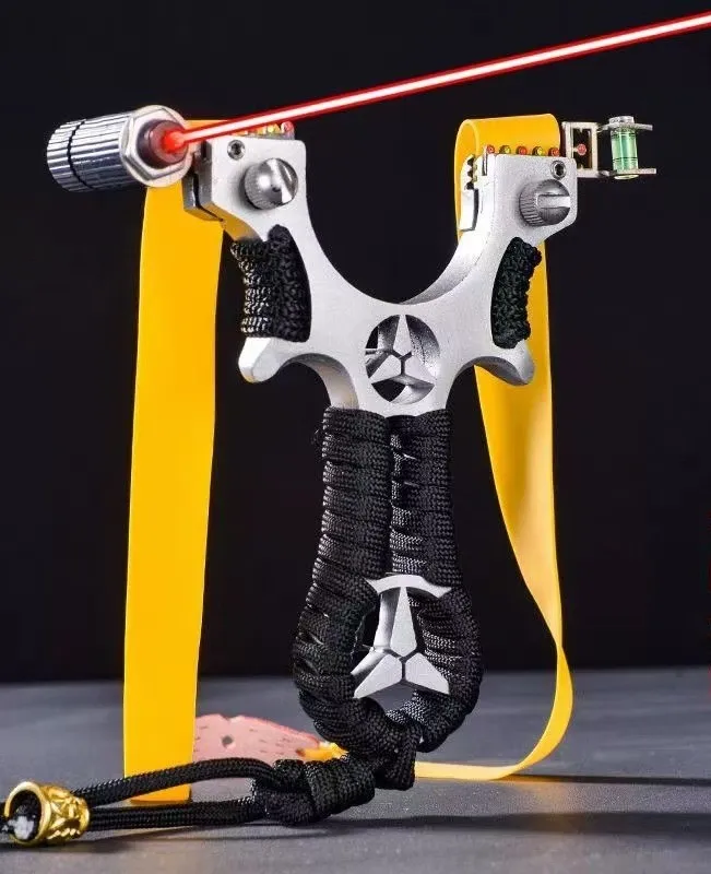 New High Quality Professional Shooting Alloy metal Resin Slingshot High Power Hunting Bow Outdoor Game Shooting Game Tool