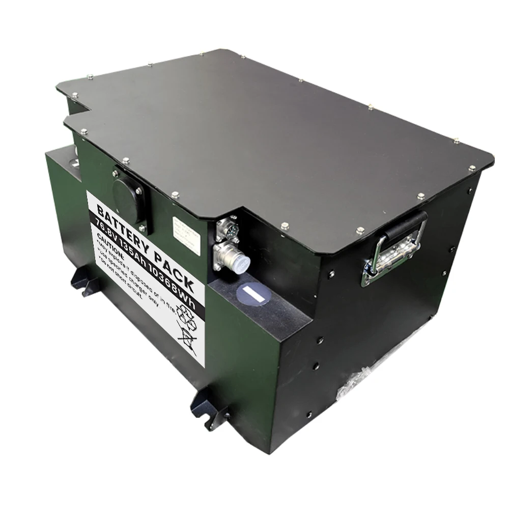 Индивидуальные LiFePO4 76,8 v литиевая батарея 135AH Электрический вилочный погрузчик батареи для продажи