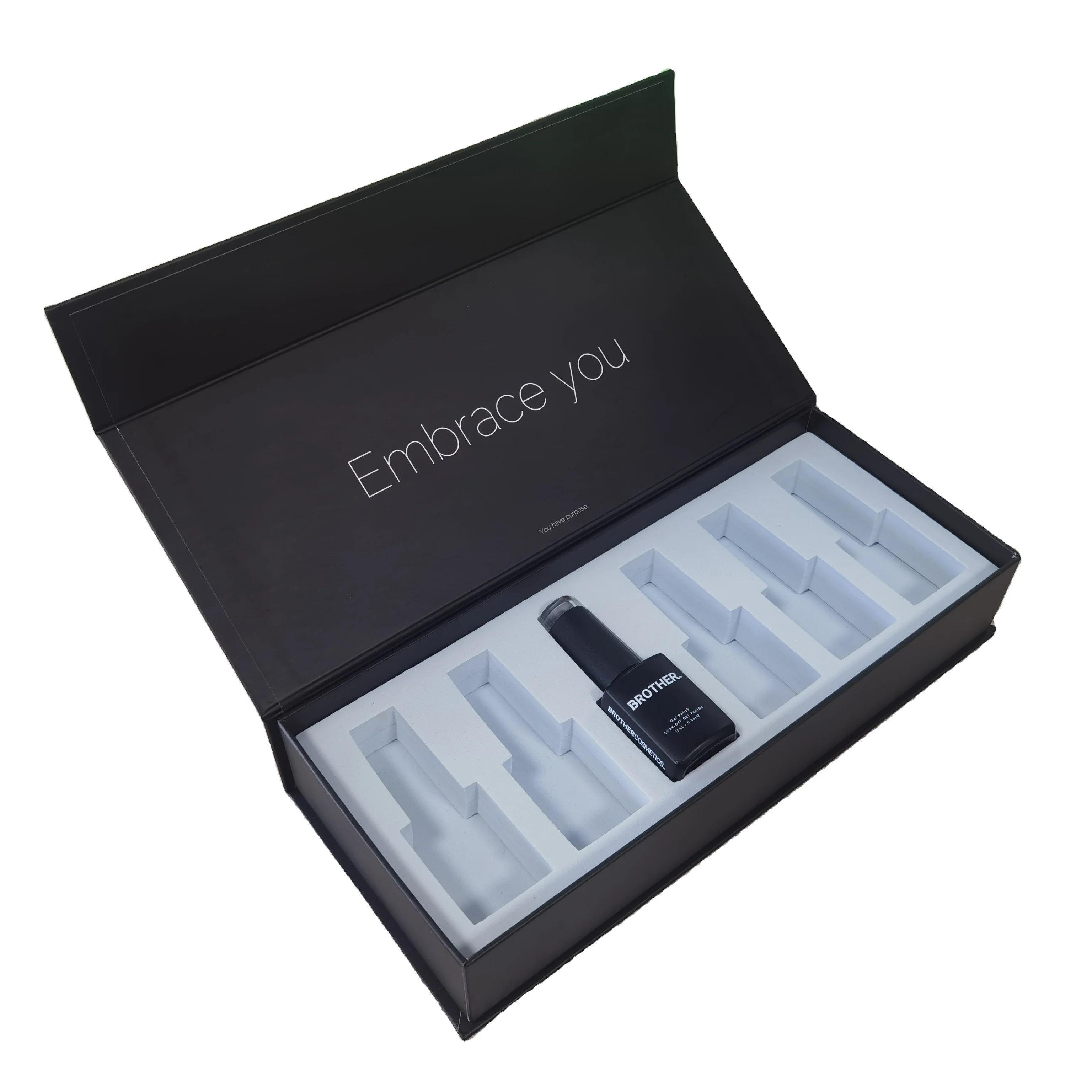 Custom luxury magnetic paper packaging box Bottle Cosmetic Candle Paper Jars Box for jar