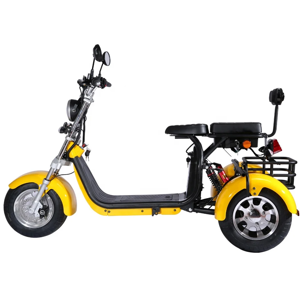 EU stock 100km 40ah Hulajnoga Elektryczna Skuter 45km/h Citycoco 2000w 3000 watt Motor Moped 3 Wheel Motorcycle Scooter Electric