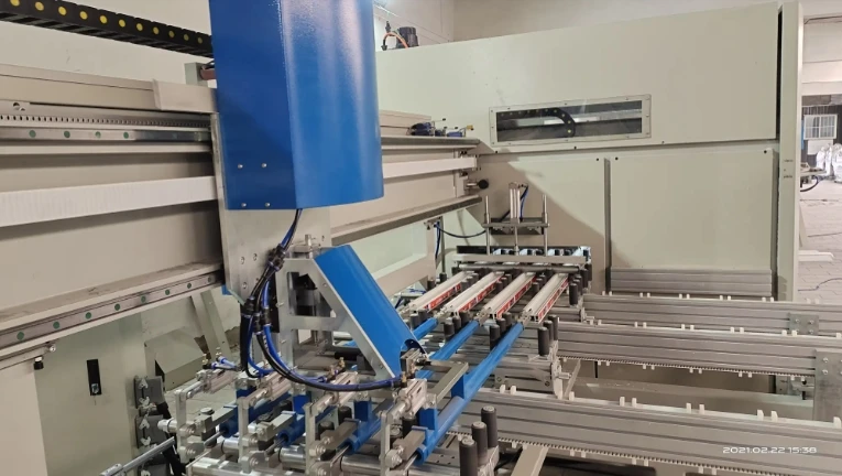 pvc cnc cutting machine UPVC Window Profile CNC Cutting Center Machine Provided Engine with 3 Machines Aluminum New Engine