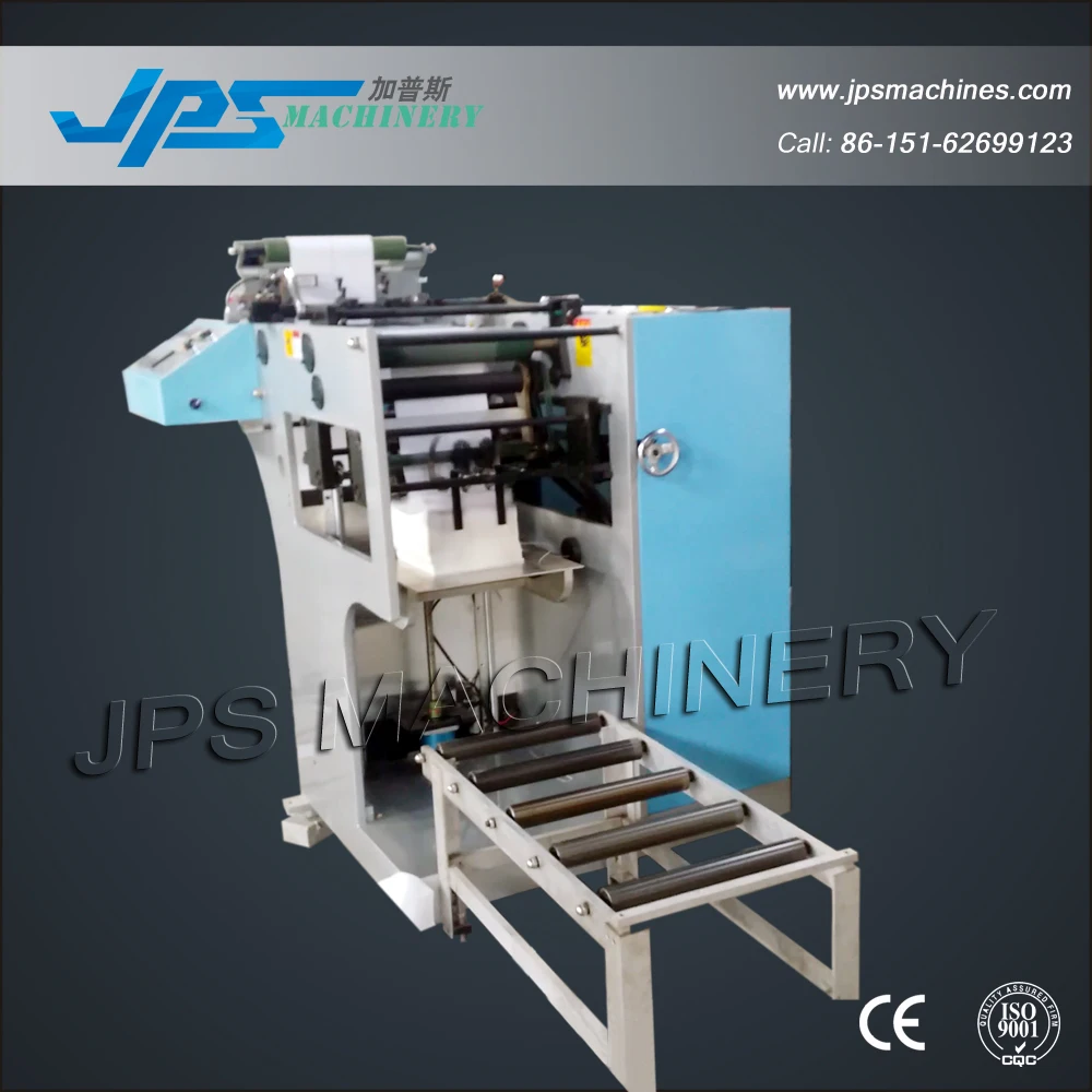 JPS-320ZD 320mm Automatic Self-adhesive Label Paper Fan Folding Machine With Slitting Function
