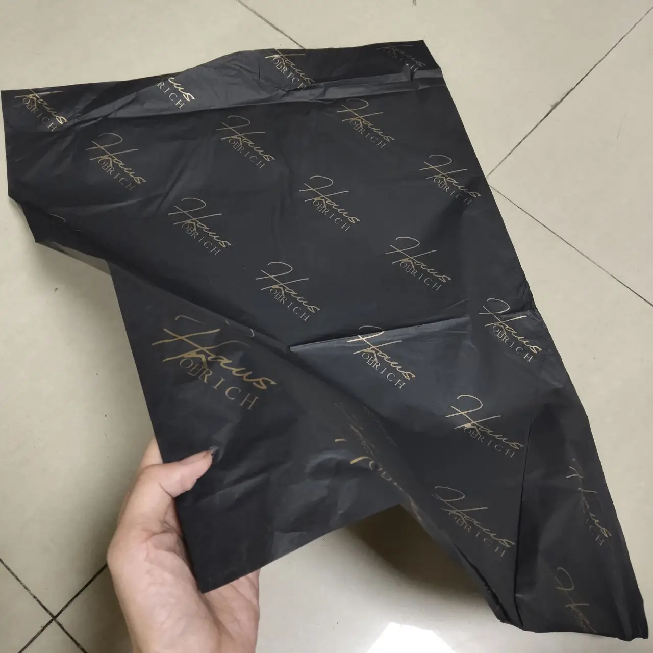 Series Korean Matte Waterproof Ready to Ship Flower Wrapping Paper Sugar Paper Bags Custom Style Time Packing Film Pulp Color