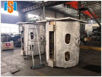 Induction aluminium melting scrap STEEL  IRON metal industrial furnace for sale