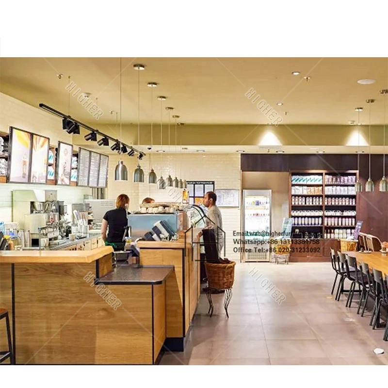 Tea bubble shopping mall kiosks coffee store displayshowcase bar cafe counter