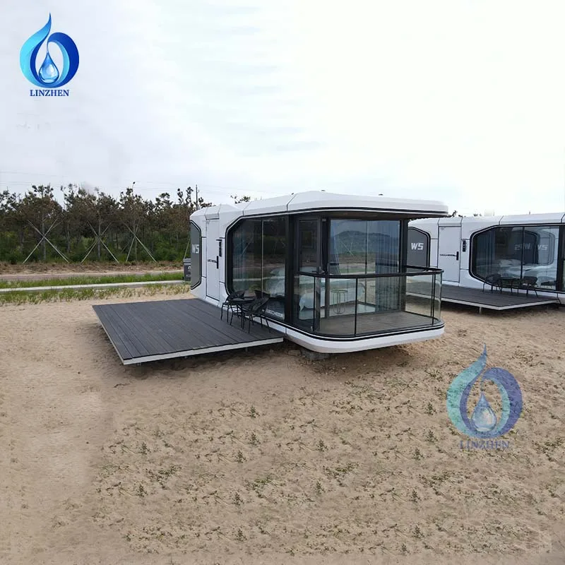 customized Prefab Expandable Container Houses 2 Bedrooms 1 Bathroom 1 Kitchen foldable modular homes container house
