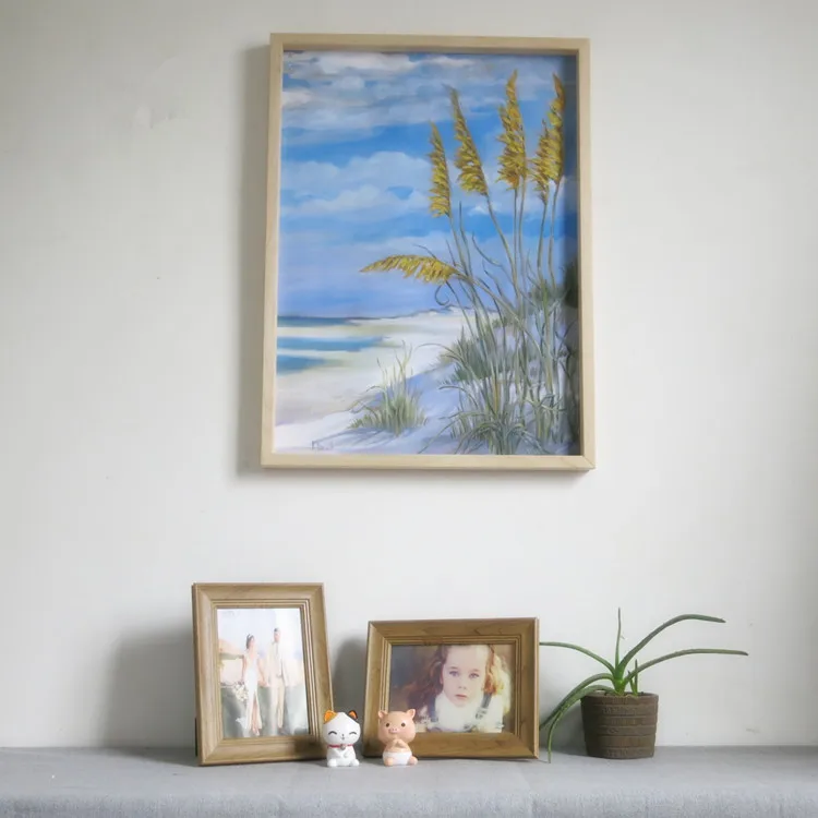 Easy Change Artwork Birch Wood Post Frame With Magnet