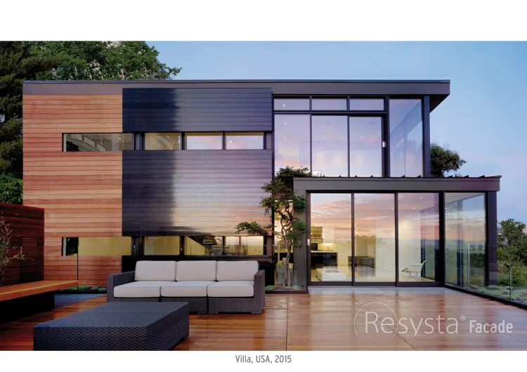 
Top Quality Decorative Wood Outdoor Aritificial Fire-Resistance Wood Wall Cladding 