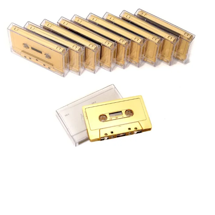 
 Цветная и прозрачная Кассетная лента, Золотая Кассетная лента для украшения и записи  