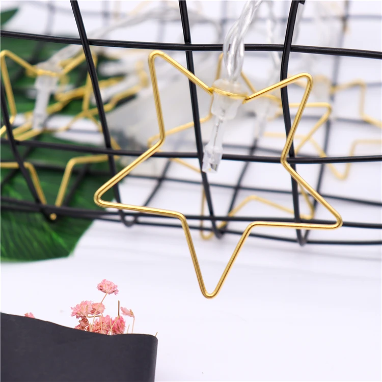  Hot Selling Christmas Festival Star Lights Holiday Festive Battery Led String